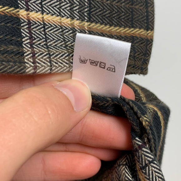 Alex Cannon Brown Plaid Button Up Long Sleeve Shirt - Picture 5 of 10